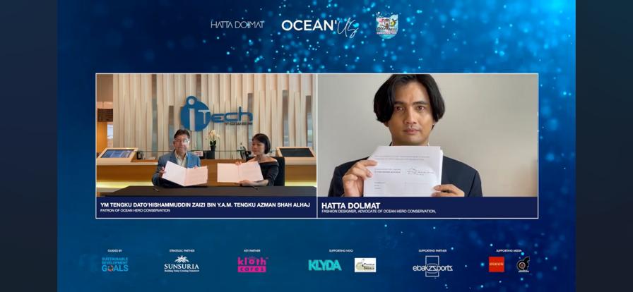 Virtual MoU Signing Ceremony between Ocean Hero Conservation and Hatta Dolmat / KL Young Designers Association
